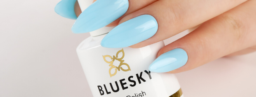 MIKU Blue Skies Press on Nails Cloud Nine Nails 50 Shade of Blue Nails  Cloudy Nails - Etsy