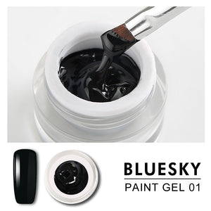 Bluesky Professional - Black Gel Paint - #DK01