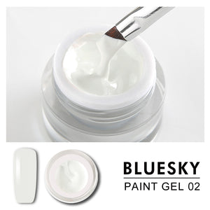 Bluesky Professional - White Gel Paint - #DK02